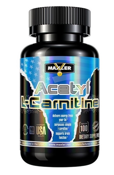 Acetiyl L-carnitine 500мг, 100 капс. Mxl